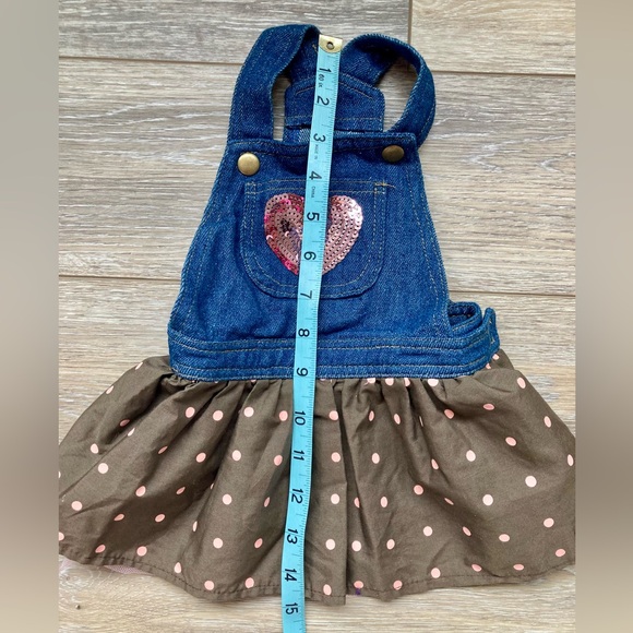 Dog Jean Dress - Picture 6 of 9